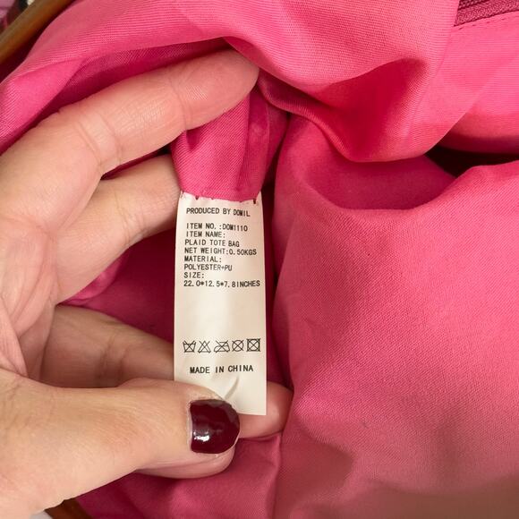 Weekender Tote Bag Rainbow Stripes Canvas Colorful Satchel Travel Makeup Handbag - Picture 9 of 9